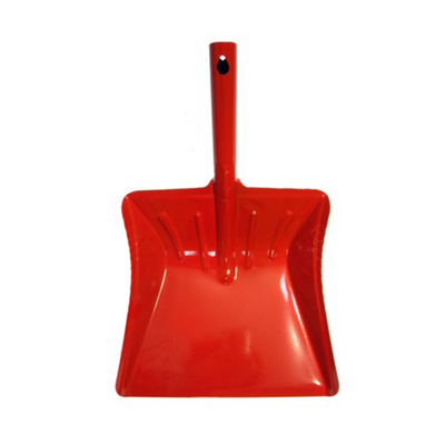 Pelle à poussières métal laqué rouge l.240mm