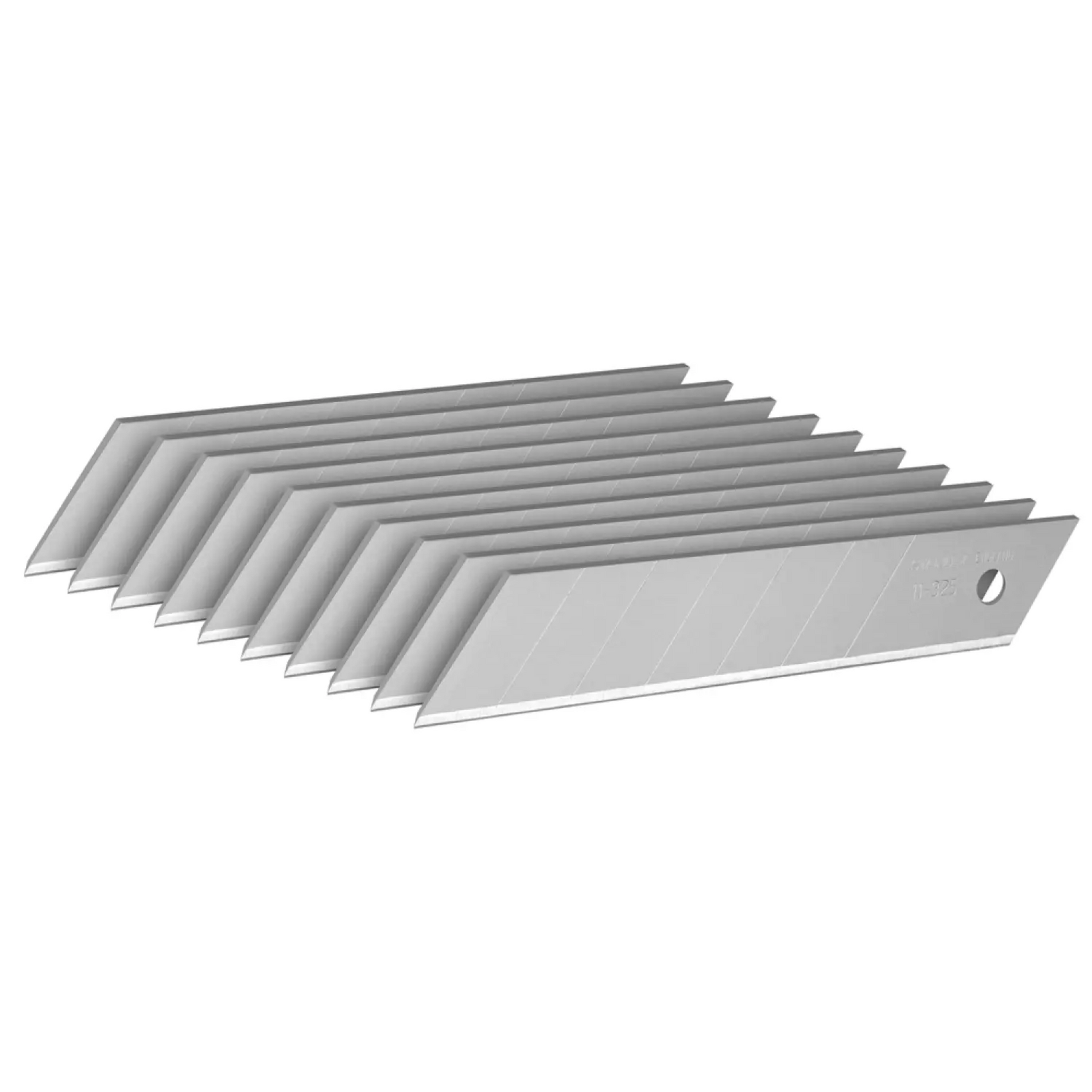Lame de cutter autocassante 25 mm Blister 10 lames