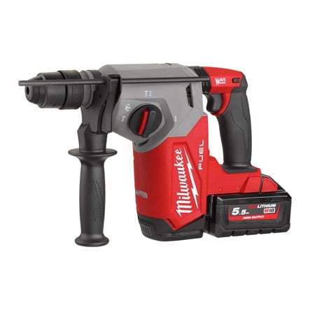 Perfo-burineur SDS+ M18 FHX-552X HD FUEL 18V 2,5 joules vendu avec 2 batteries 5Ah et chargeur