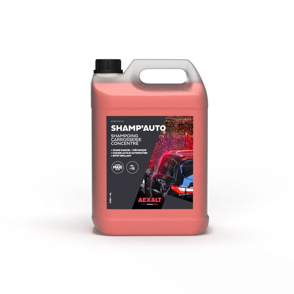 Shampoing carrosserie effet brillant SHAMP'AUTO bidon 5 litres