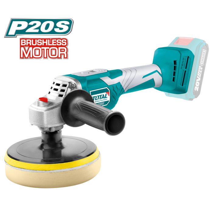 Polisseuse Brushless 20 V TAPLI2001 TOTAL vendu sans batteries en boite carton