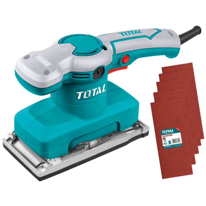 Ponceuse orbitale filaire 350 W plateau 180 x 90 mm TF1301826 TOTAL