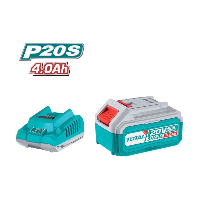 Pack 1 batterie 4 Ah avec chargeur TFBCPK1214 TOTAL