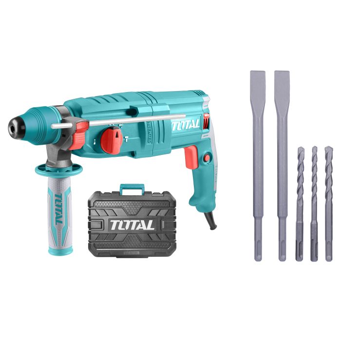 Marteau perforateur SDS plus filaire 800 W 2,5 joules TH308268 TOTAL