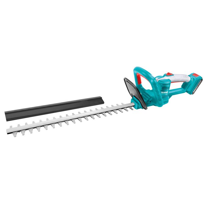 Taille haie lame 460 mm capacité coupe 18 mm 20 V THTLI20461 TOTAL vendu avec 2 batterie 2 Ah avec boite carton