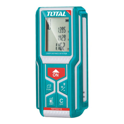 Télémètre laser mesure jusqu'à 60 m avec fonction distance volume et hauteur TMT56016 TOTAL