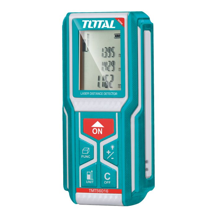 Télémètre laser mesure jusqu'à 60 m avec fonction distance volume et hauteur TMT56016 TOTAL