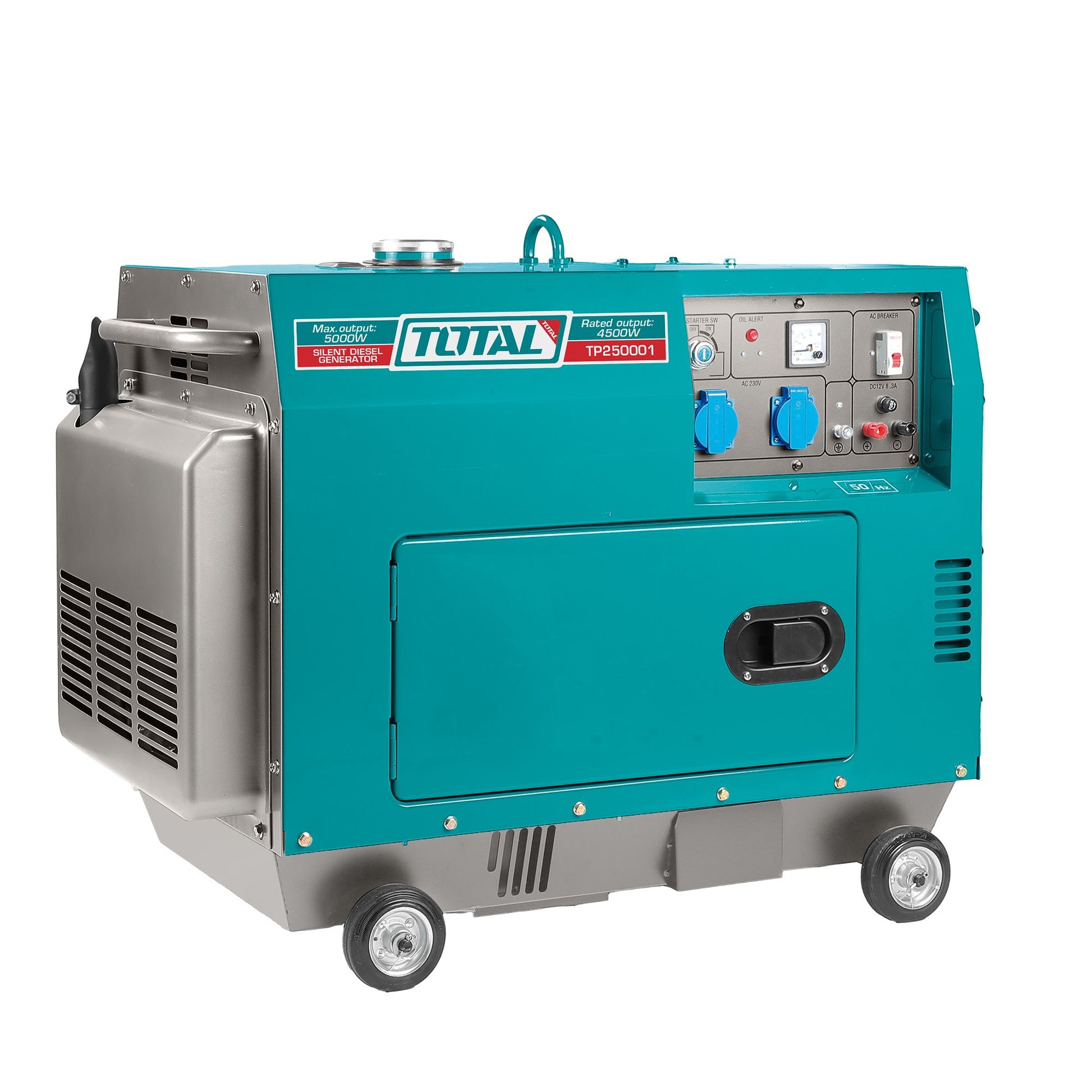 Groupe électrogène diesel insonorié 5,0 KW 220-240V TOTAL