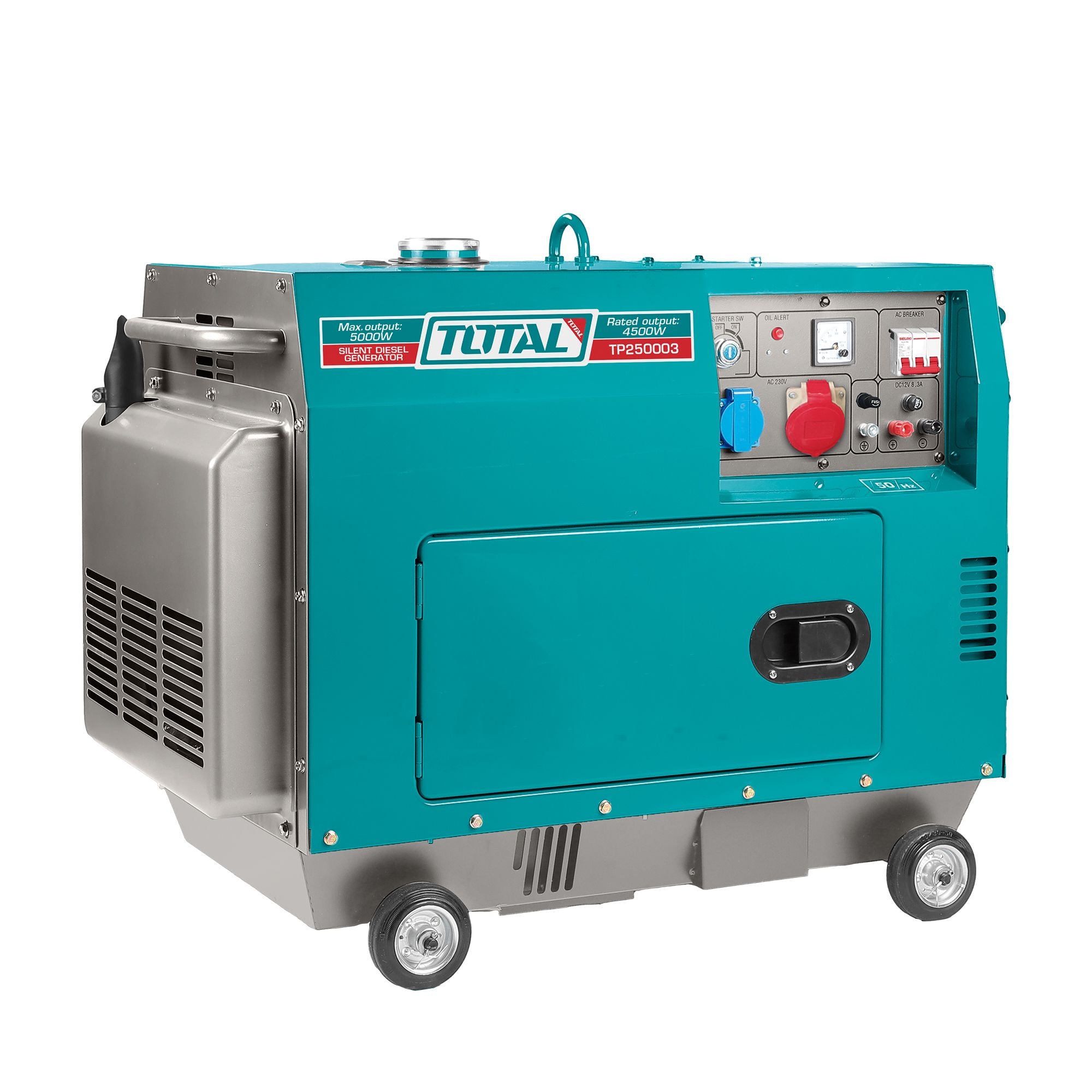 Groupe électrogène diesel insonorié 5,0 KW 380-400V TOTAL