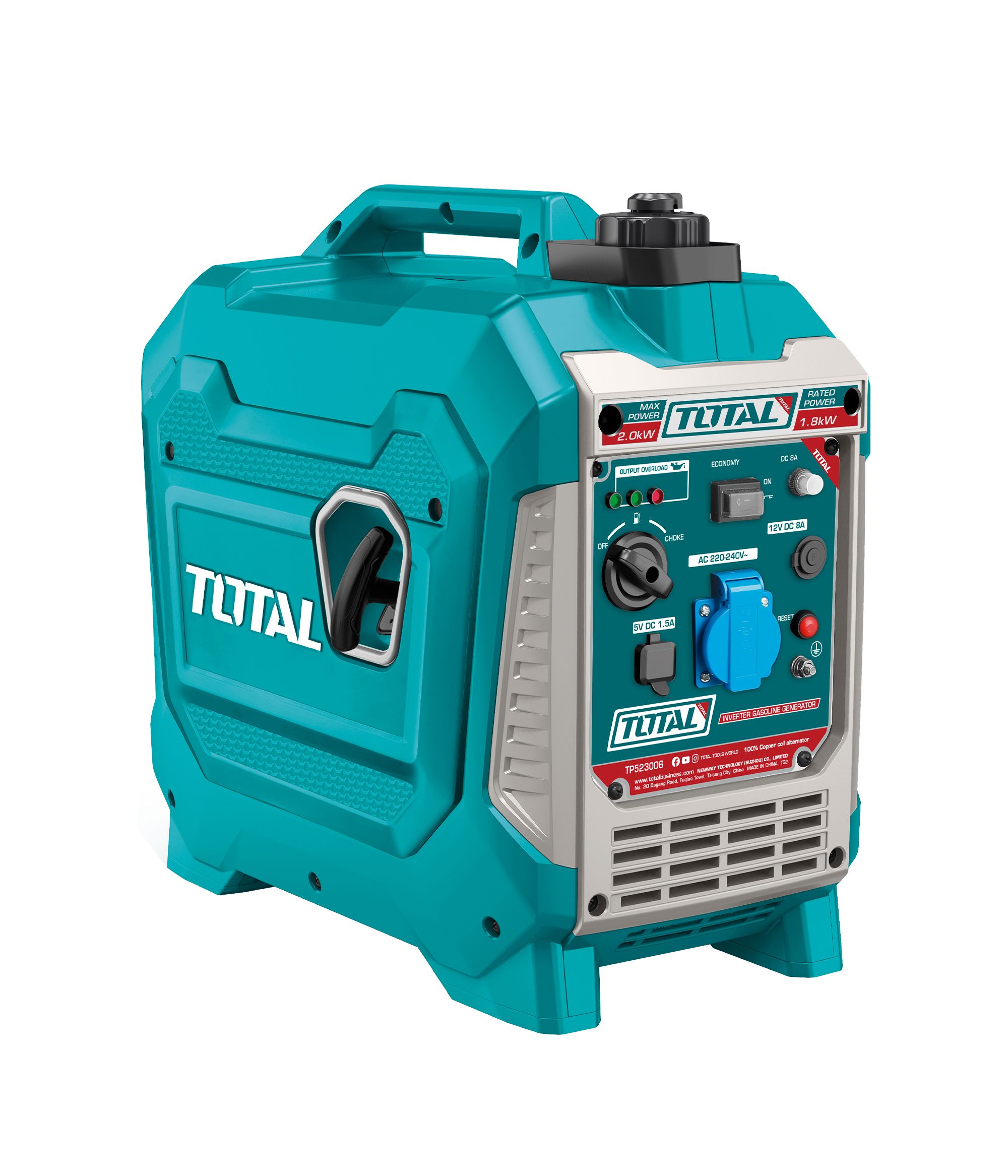 Groupe électrogène essence inverter 2,0 KW 220-240V TOTAL
