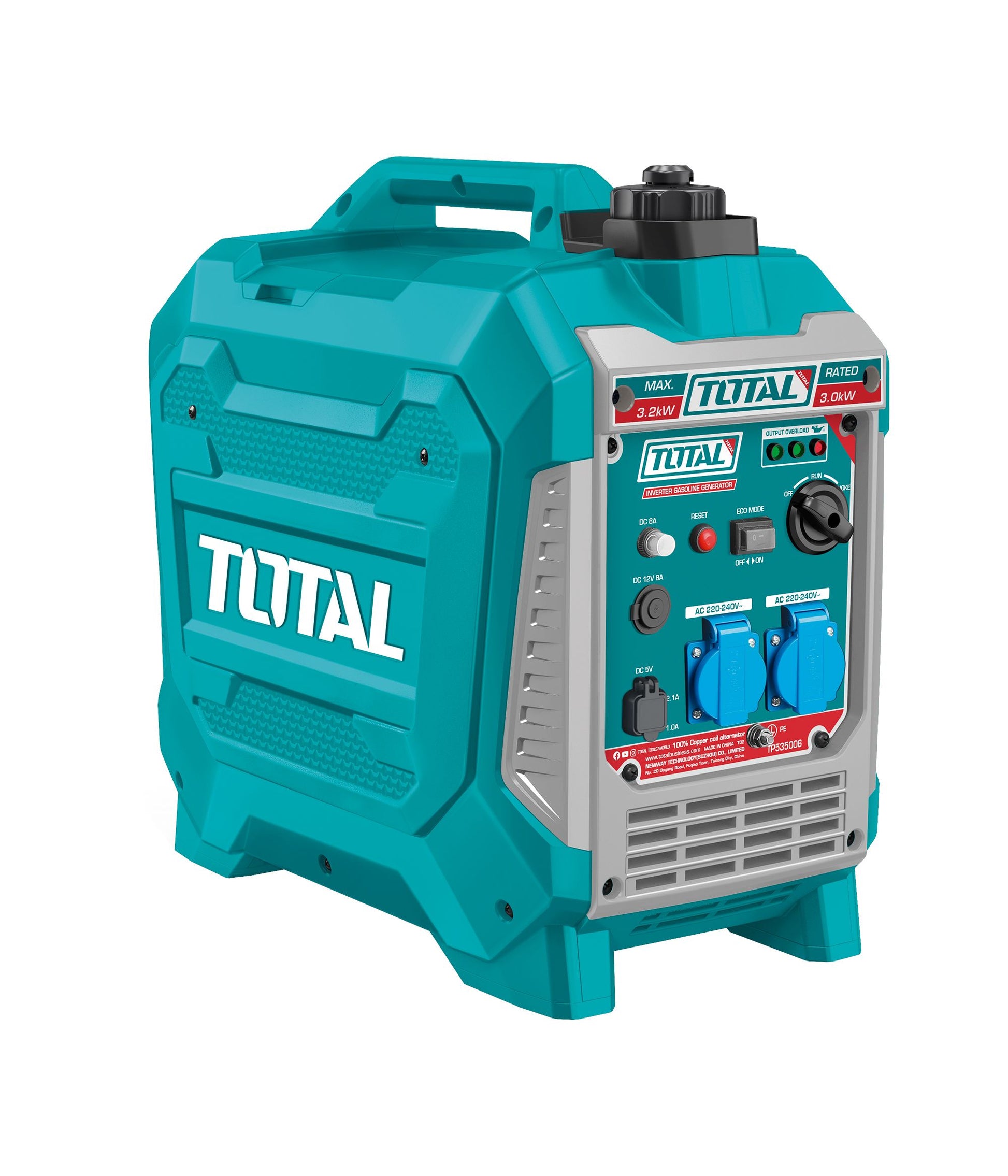 Groupe électrogène essence inverter 3,3 KW 220-240V TOTAL
