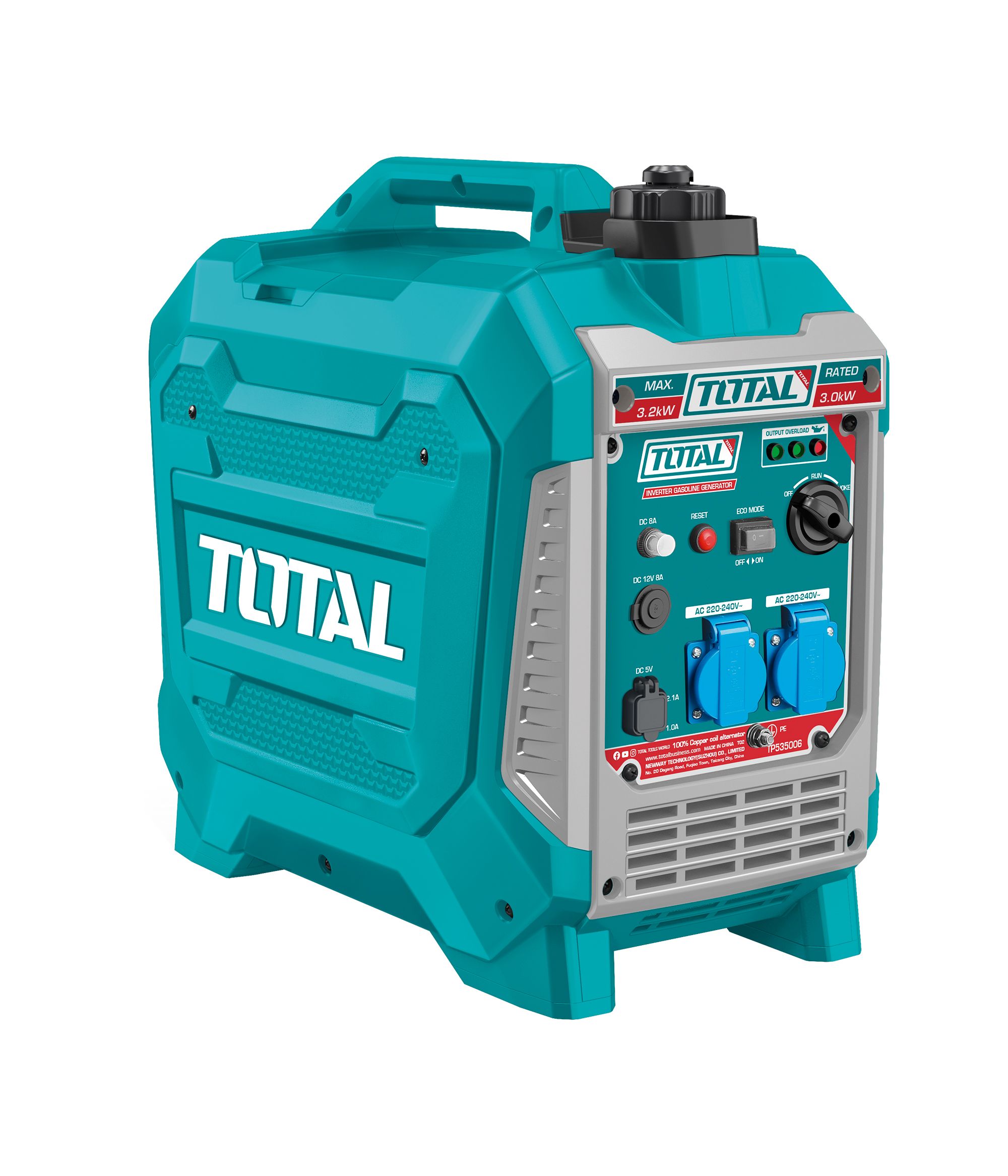 Groupe électrogène essence inverter 3,3 KW 220-240V TOTAL