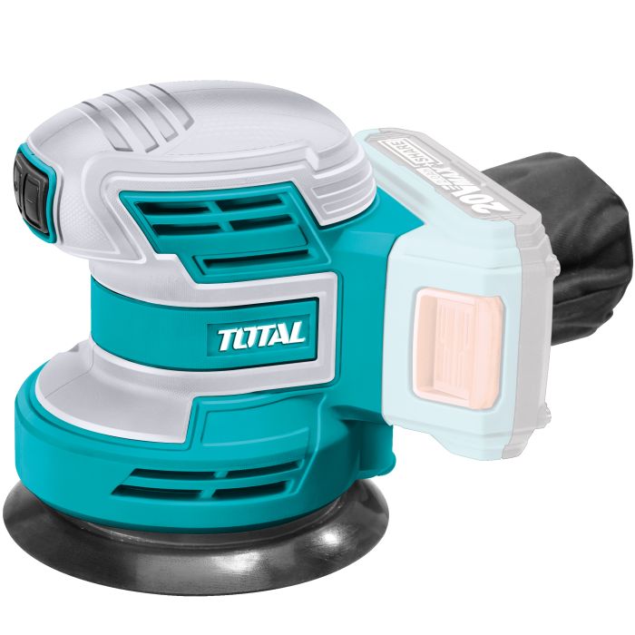 Ponceuse 125 mm 20 V TROSLI2001 TOTAL vendu sans batteries en boite carton