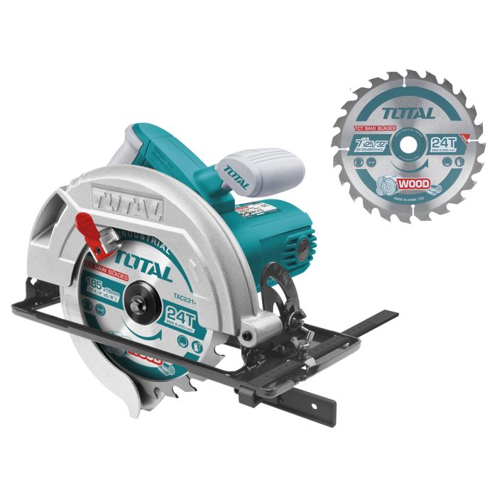 Scie circulaire filaire 1400 W 185 mm TS1141856 TOTAL
