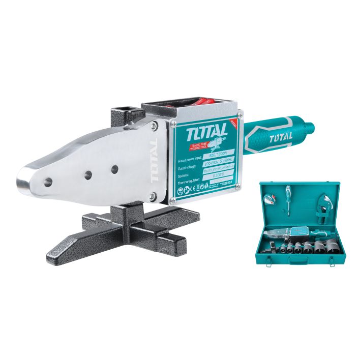 Appareil de thermofusion filaire 800 / 1500 W pour tube de 20 à 63 mm TT328151 TOTAL