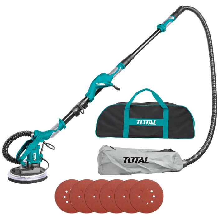 Ponceuse girafe filaire 1050 W plateau 215 mm 4 m de tuyau TWS10501 TOTAL