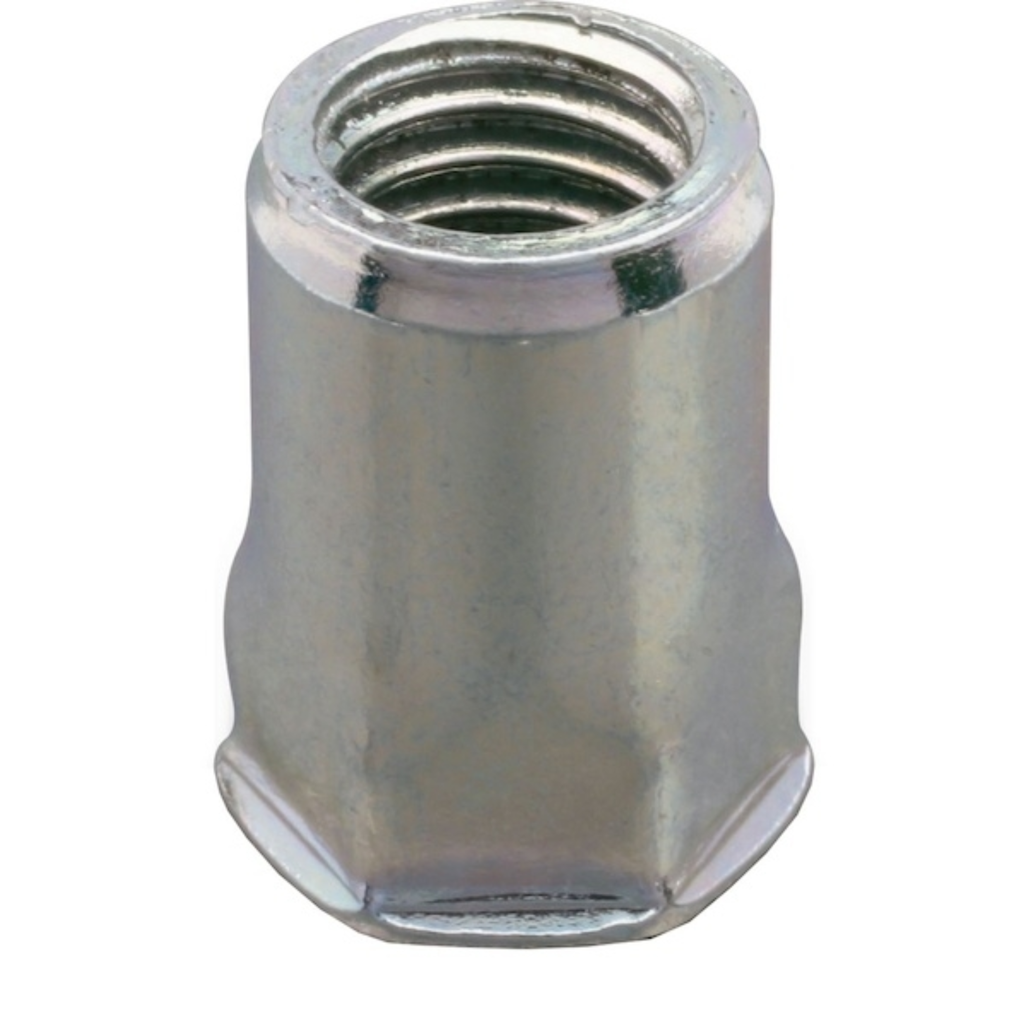 Ecrou à sertir semi hexagonal Inox tête ronde Gosert 