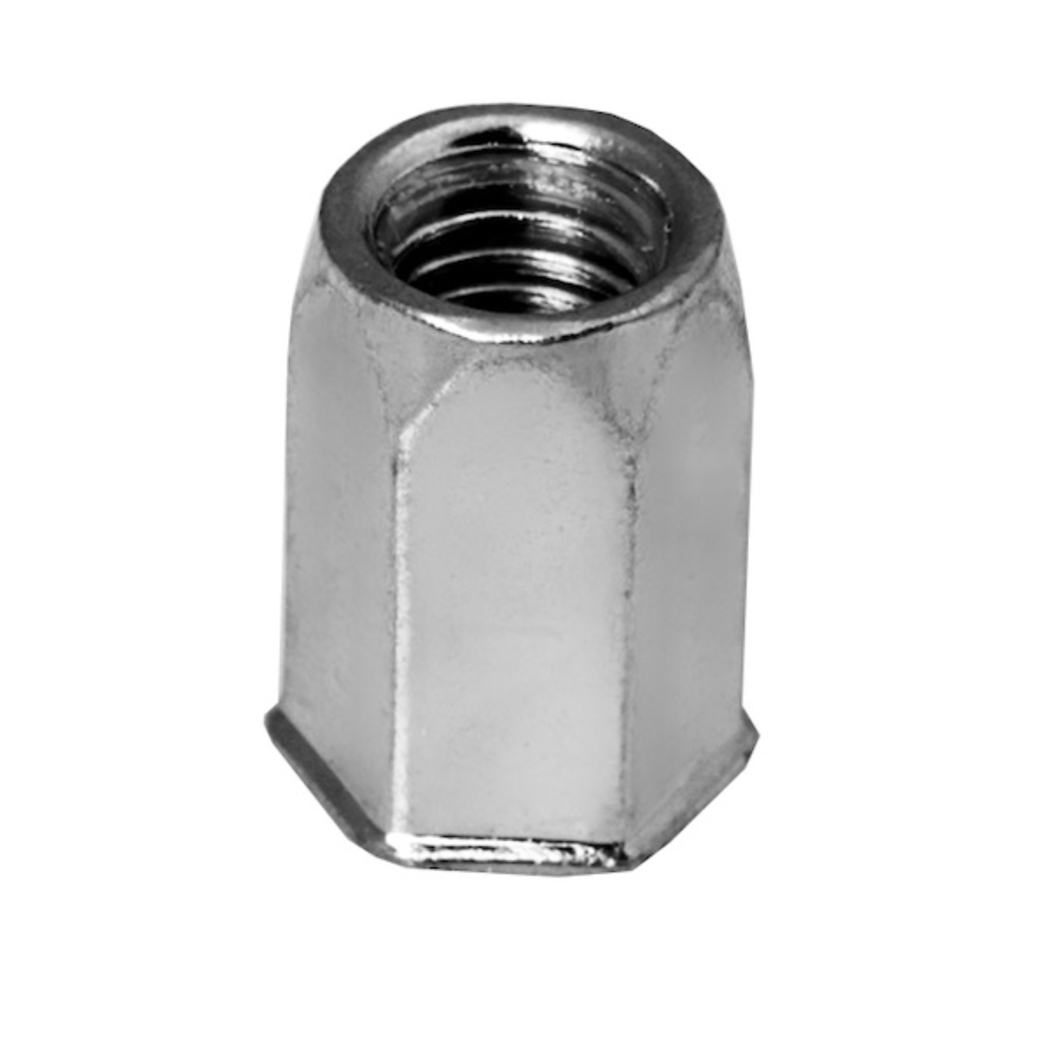 Ecrou à sertir hexagonal tête reduite Acier Gosert 