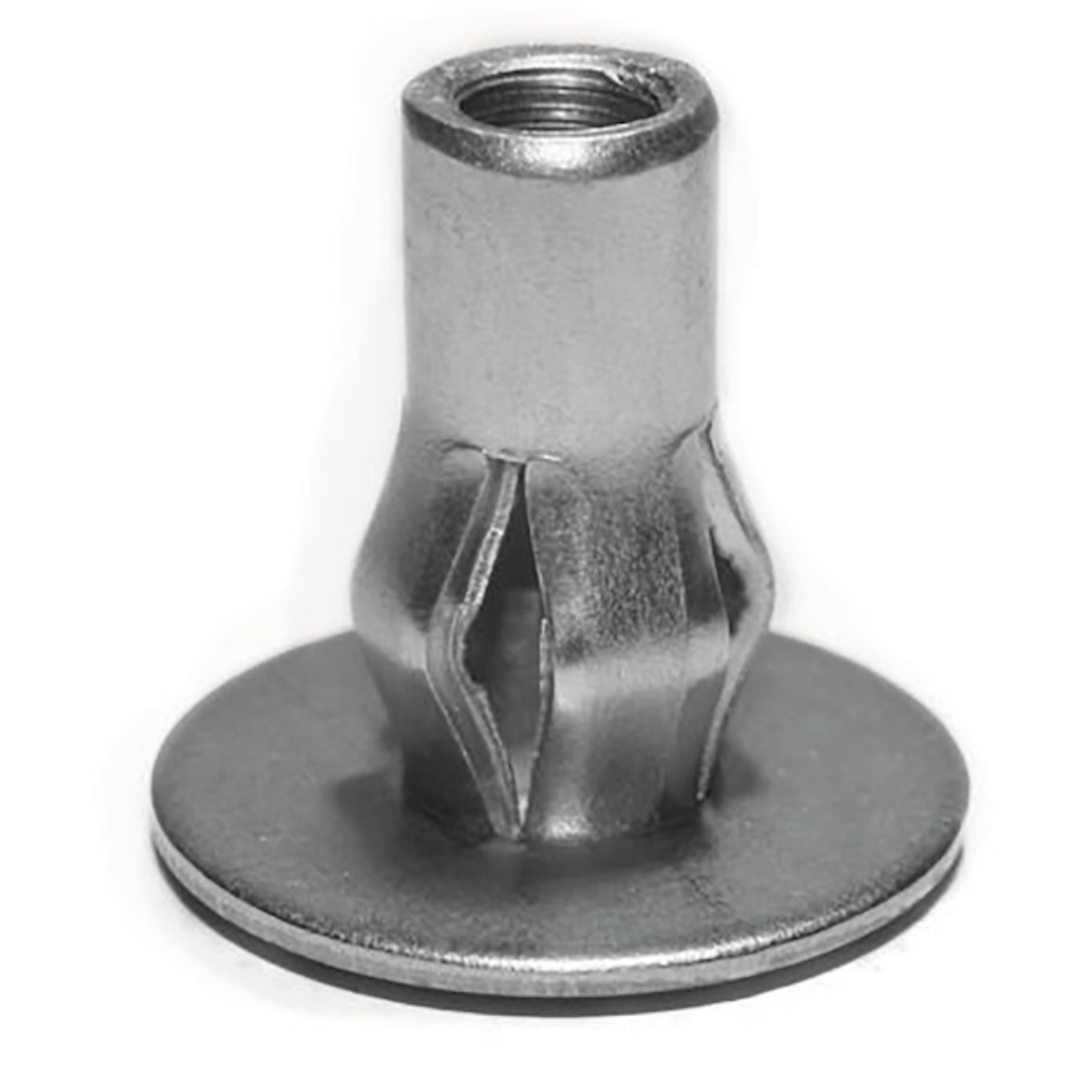 Ecrou à sertir étoilé cranté Acier tête plate Gofix 
