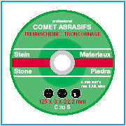 Disque à tronconner déporté matériaux C30S 230x3,0x22,0